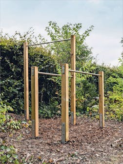 Udendørs træningsstativ byg selv: Lad træningsstativet stå en uges tid Udendørs træningsstativ byg selv: Lad træningsstativet stå en uges tid